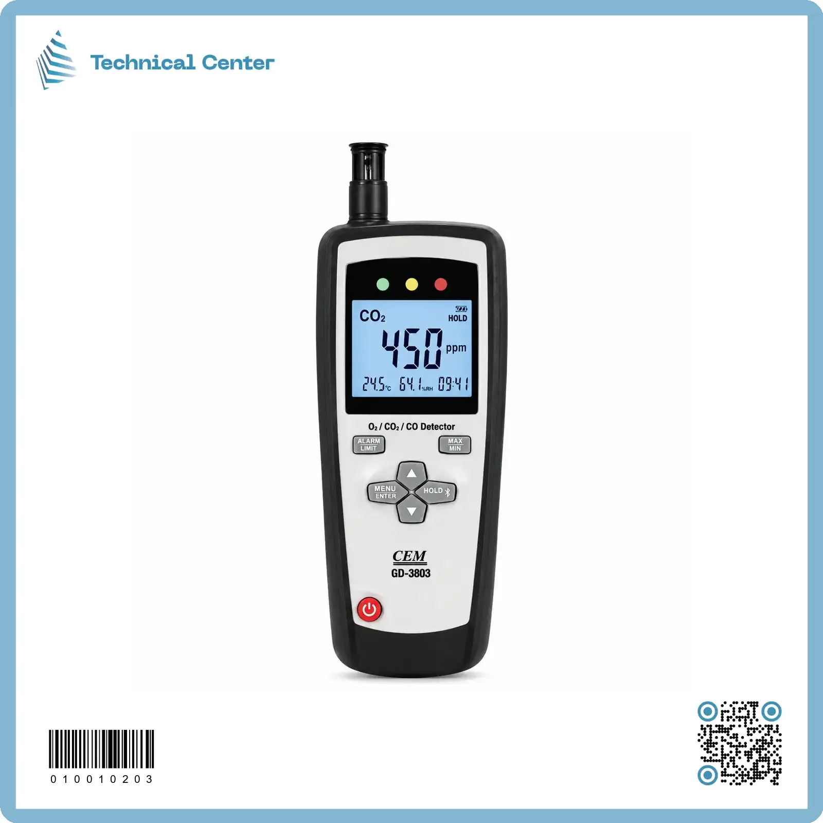 (GD-3803)وغازات اخرى (CO2)جهاز الكشف عن غاز