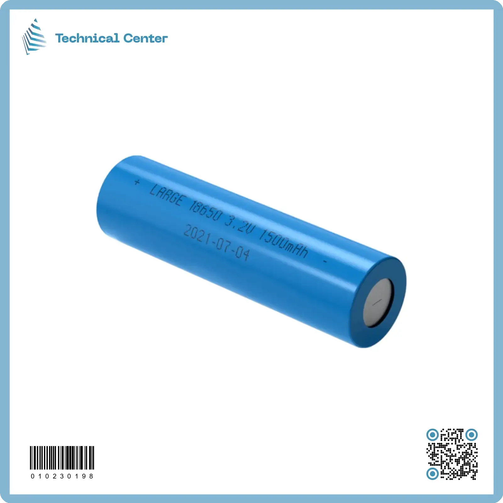 بطارية  (3.2V-1500mA) فلات