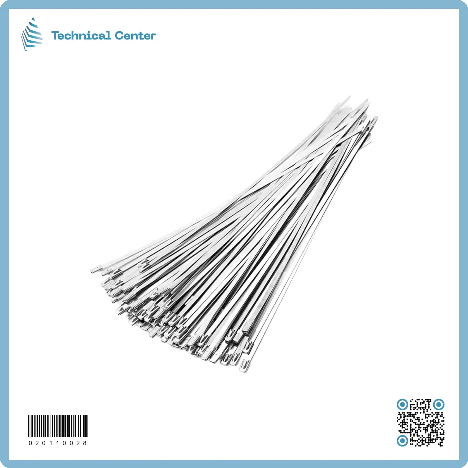 حزام ستانلس ستيل  mm(4.6X700) (الكيس=50 ق)