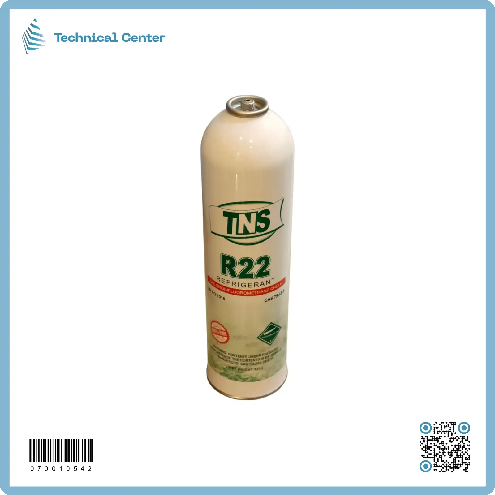 غاز فريون (R22-1.0kg)(TNS)