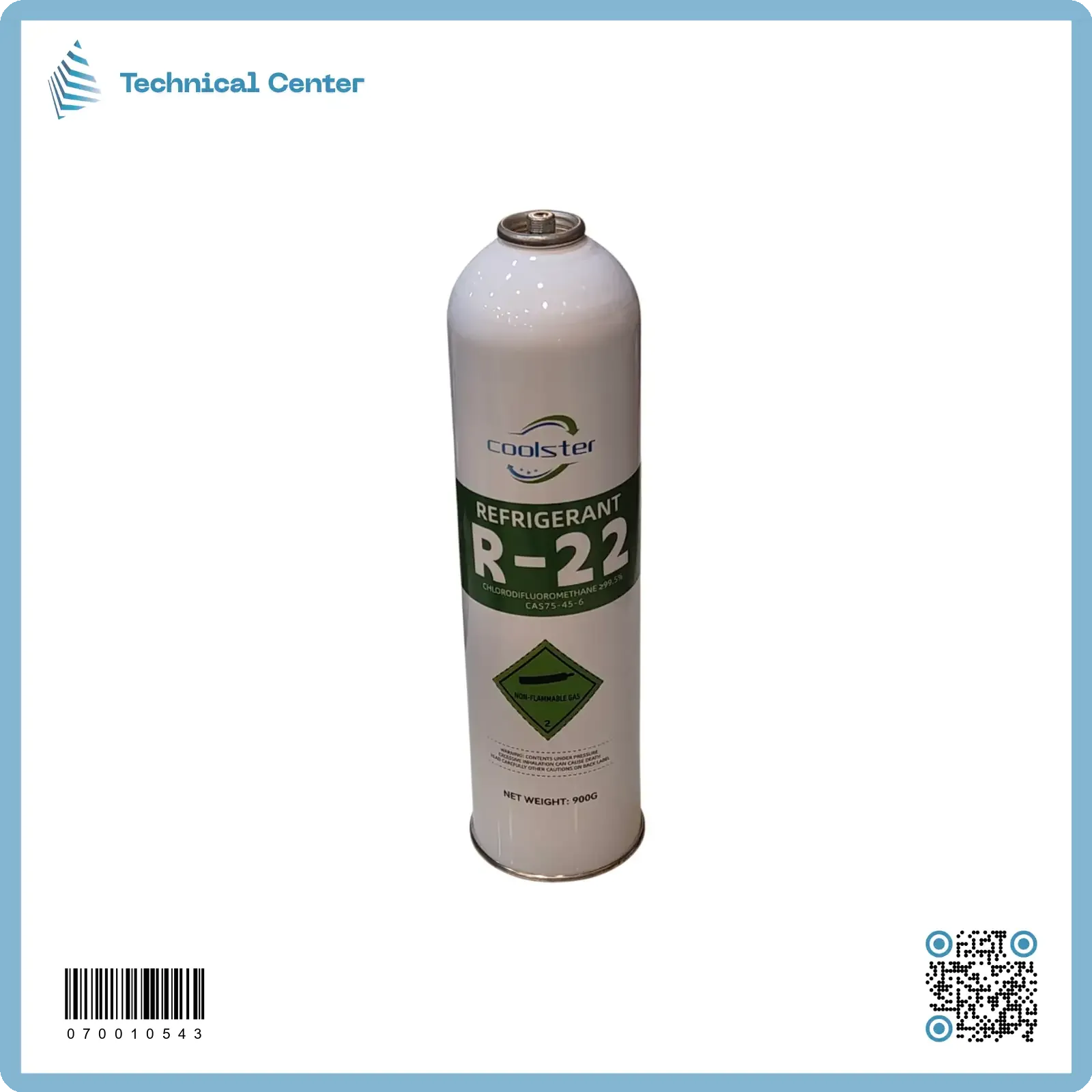غاز فريون (R22-1.0kg)(Coolster)