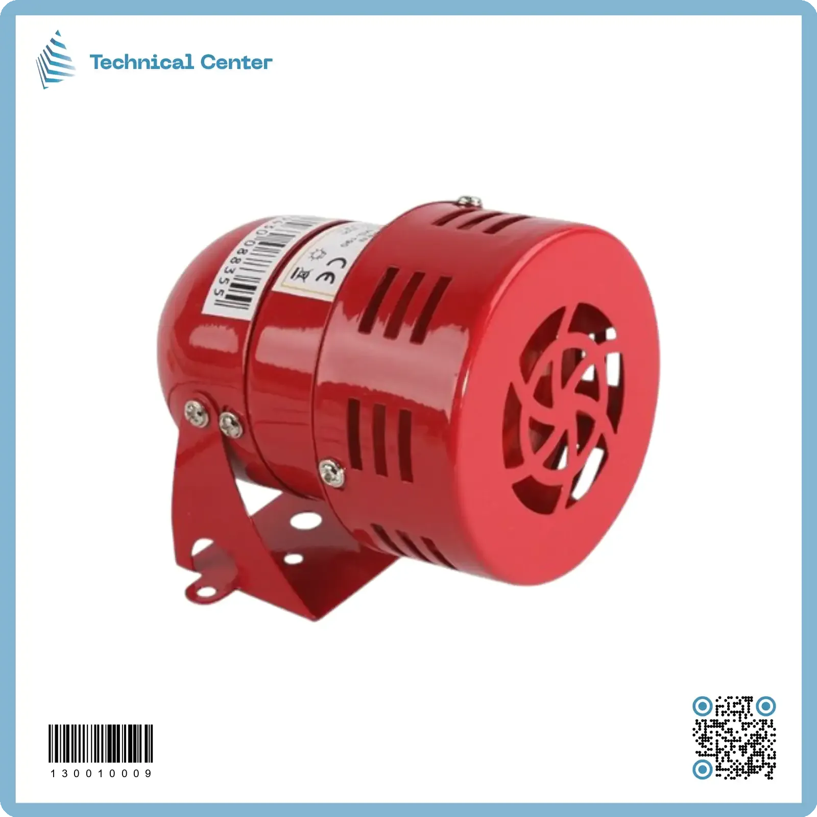 صفارة انذار لون احمر(D=75mm)(220V)