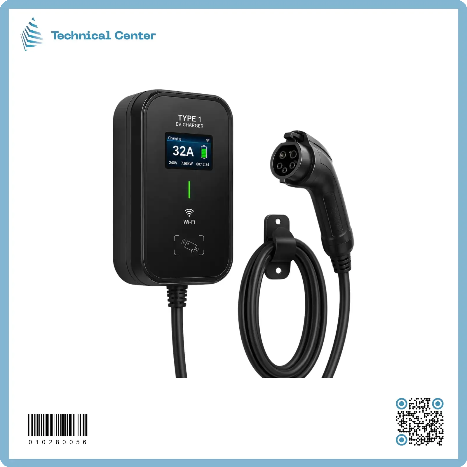 شاحنة سيارة كهربائية (Type 1 wifi-32A)