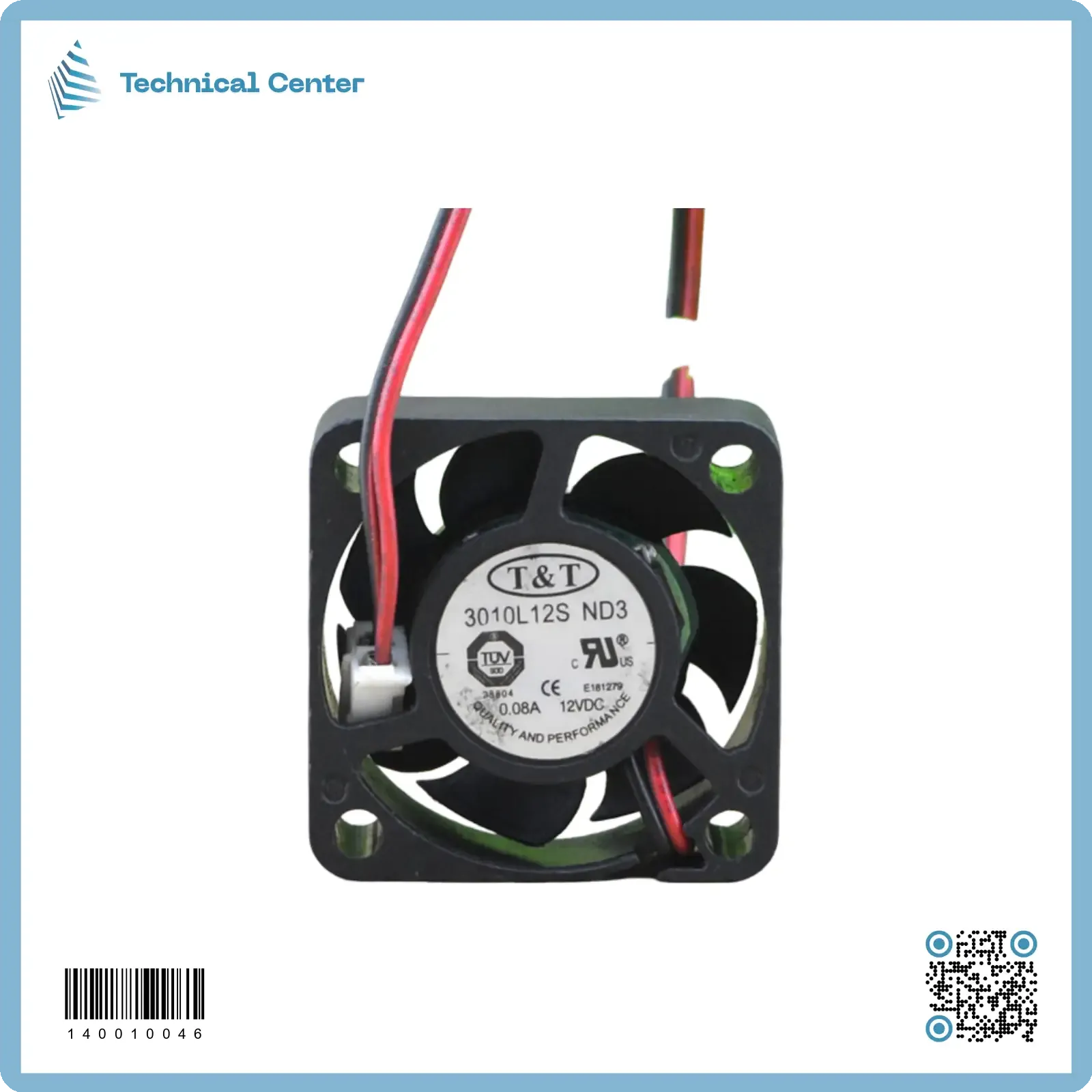مروحة (12V-DC)mm(30X30X1.0)