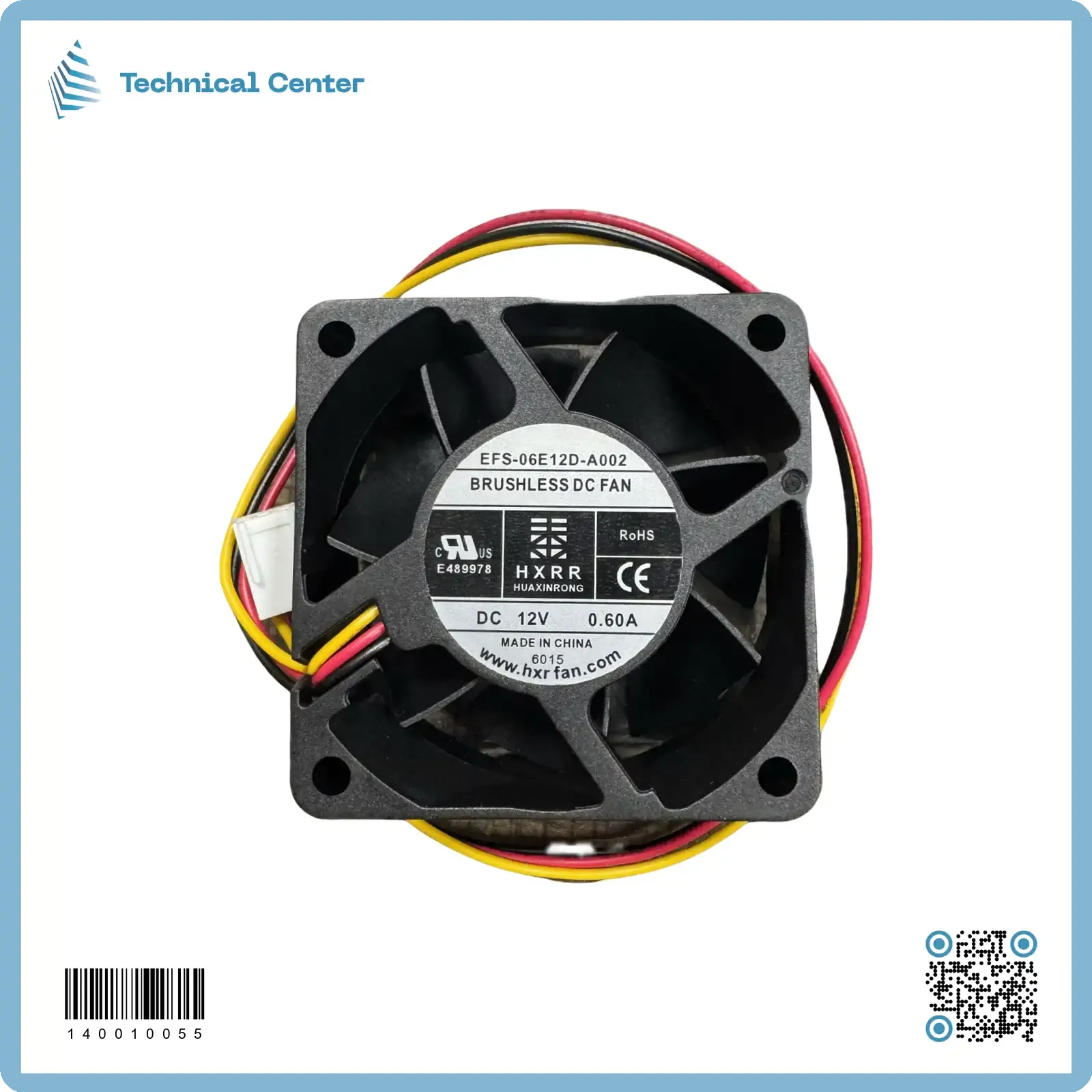 مروحة (12V-DC)mm(60X60X24)(3 واير