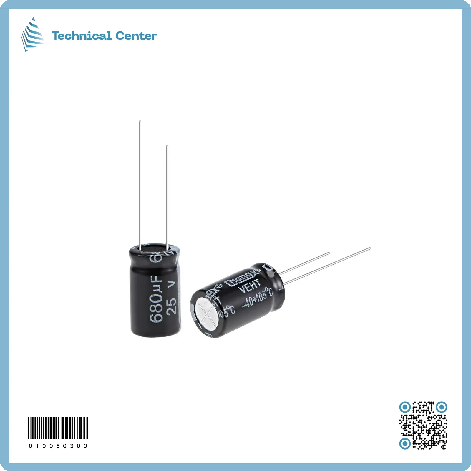 680µf-25V متسعة