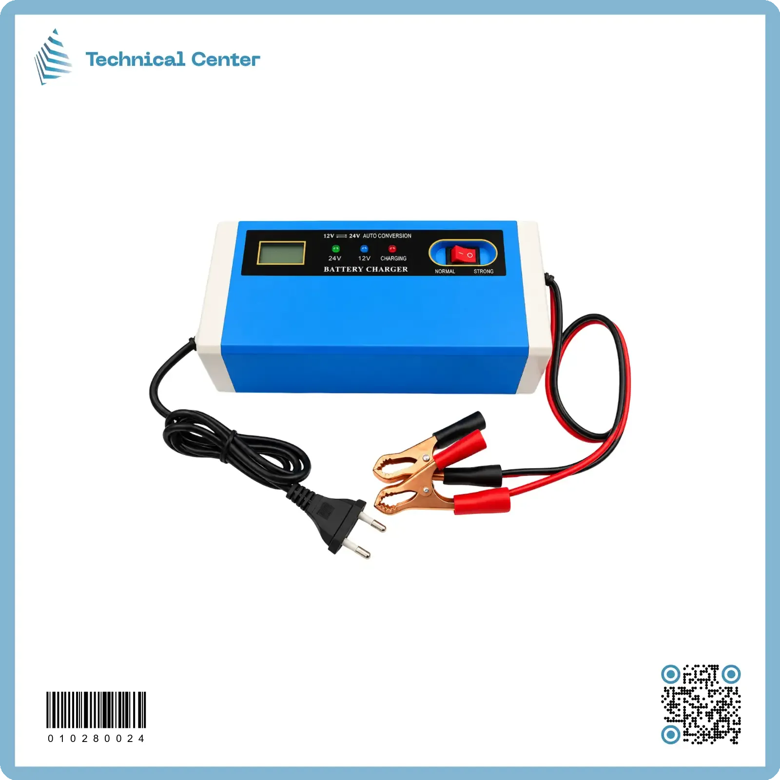 شاحنة ( 10A)(12V- 24V)  بلاستيك زرقاء