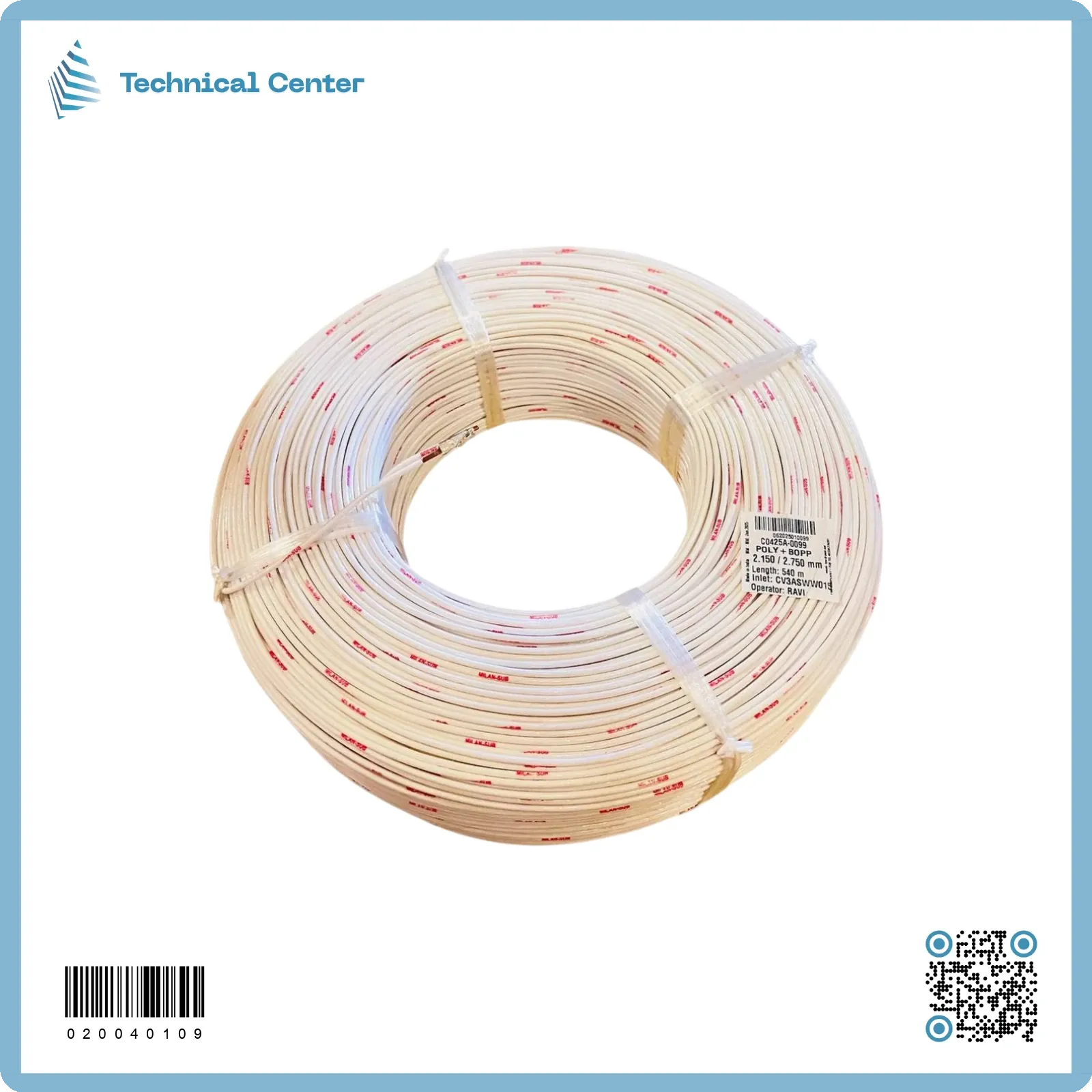 سلك غطاس نحاس معزول بلاستيك (SWG 13.75 = 2.15mm)
