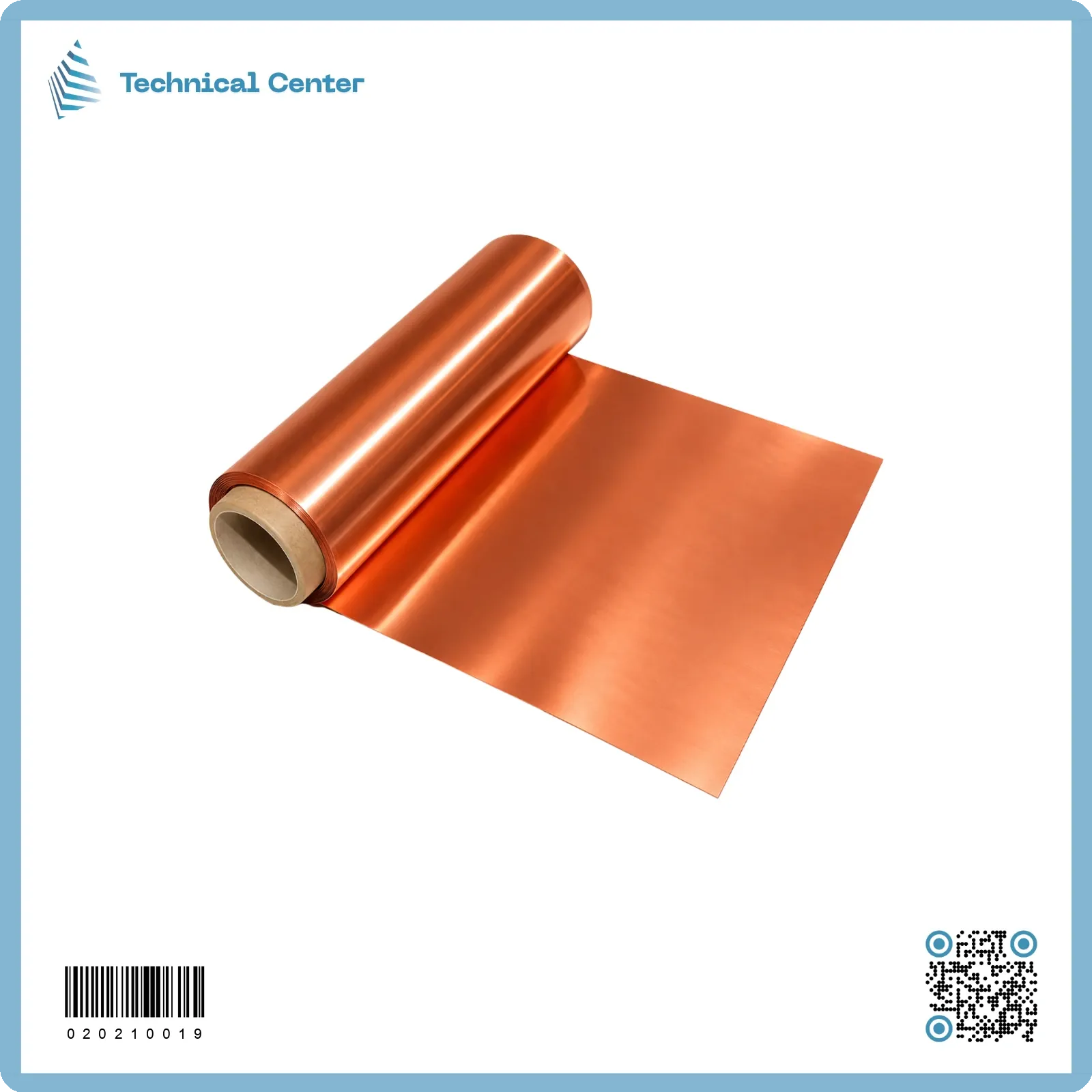 رولة نحاس (0.02mm سمك) (0.20X1.0)m