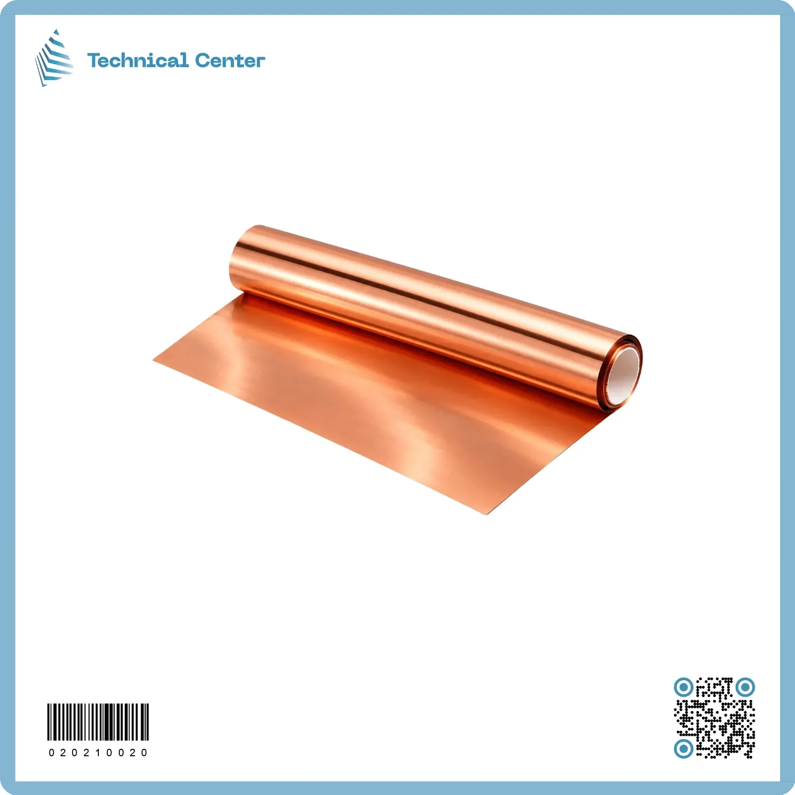 رولة نحاس (0.03mm سمك) (0.20X1.0)m