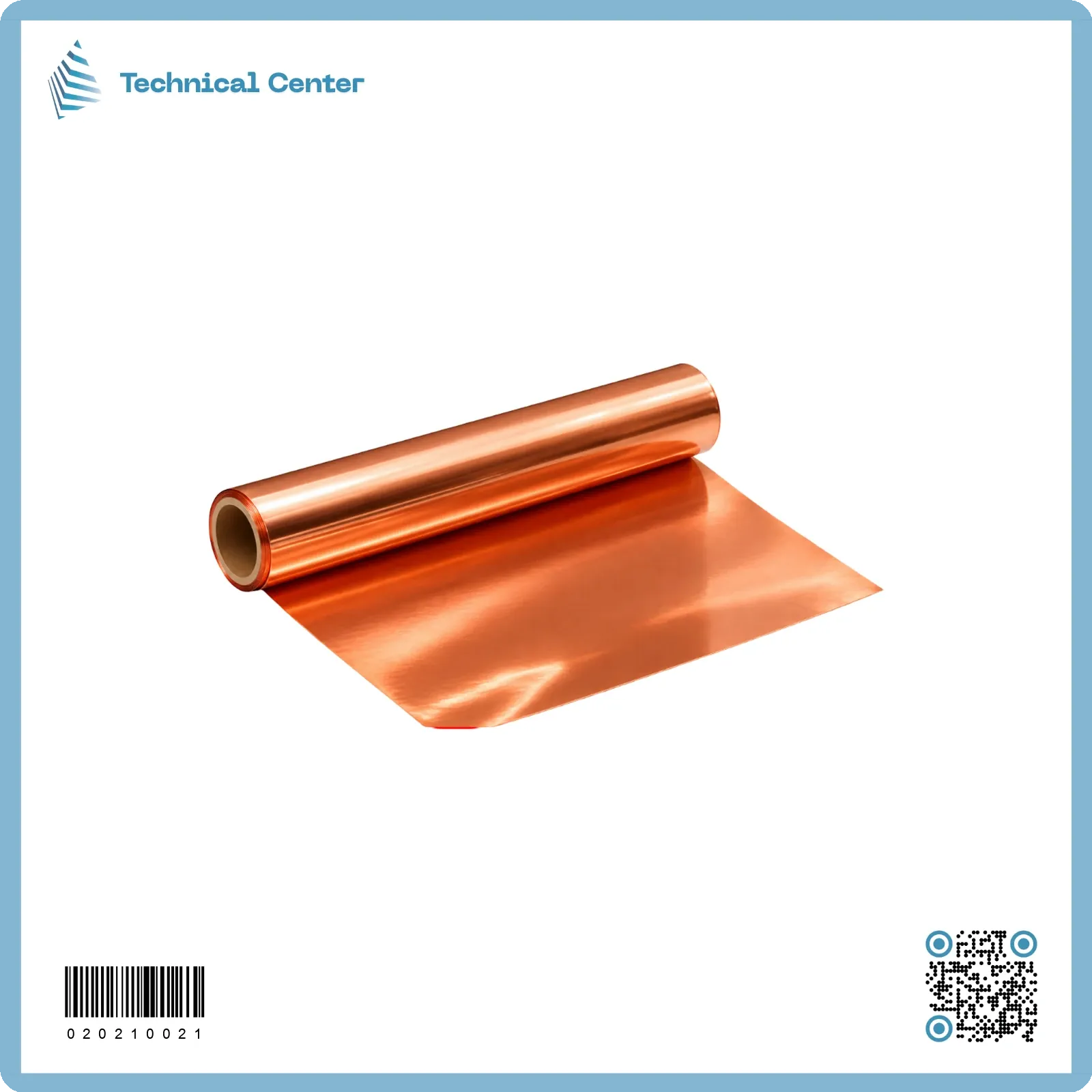 رولة نحاس (0.04mm سمك) (0.20X1.0)m