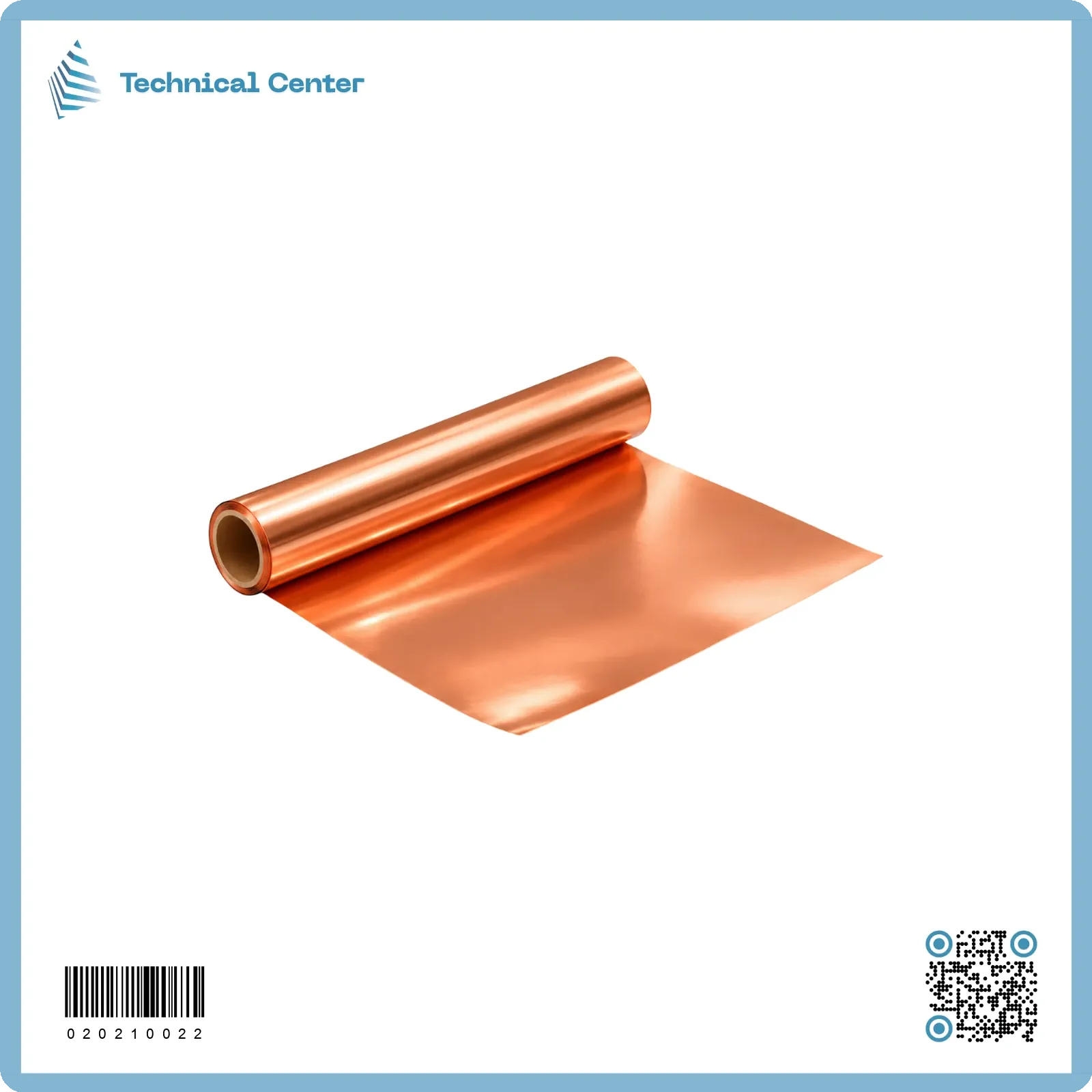 رولة نحاس (0.05mm سمك) (0.20X1.0)m