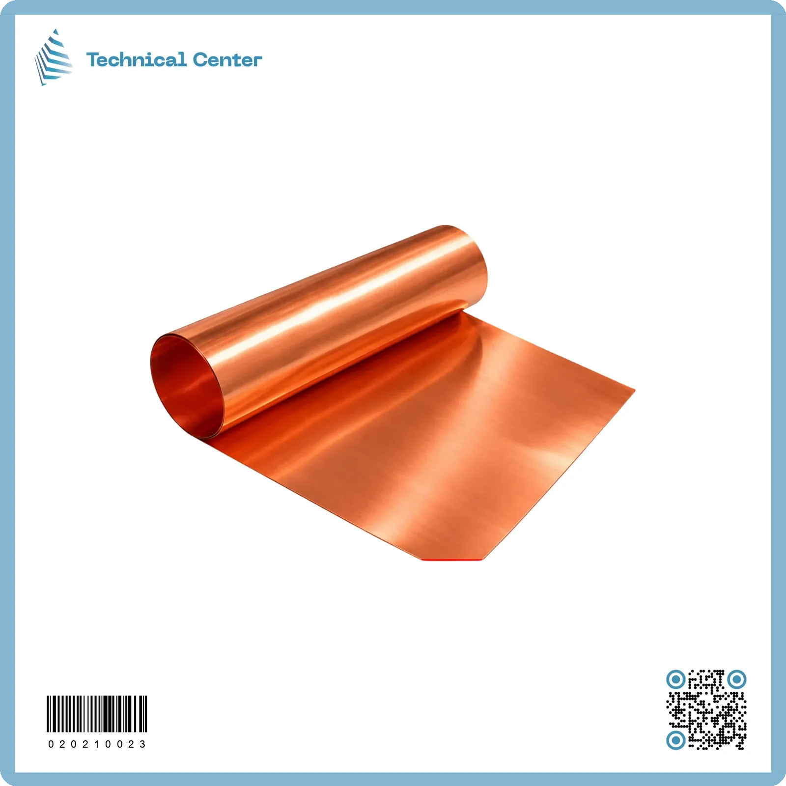 رولة نحاس (0.06mm سمك) (0.20X1.0)m