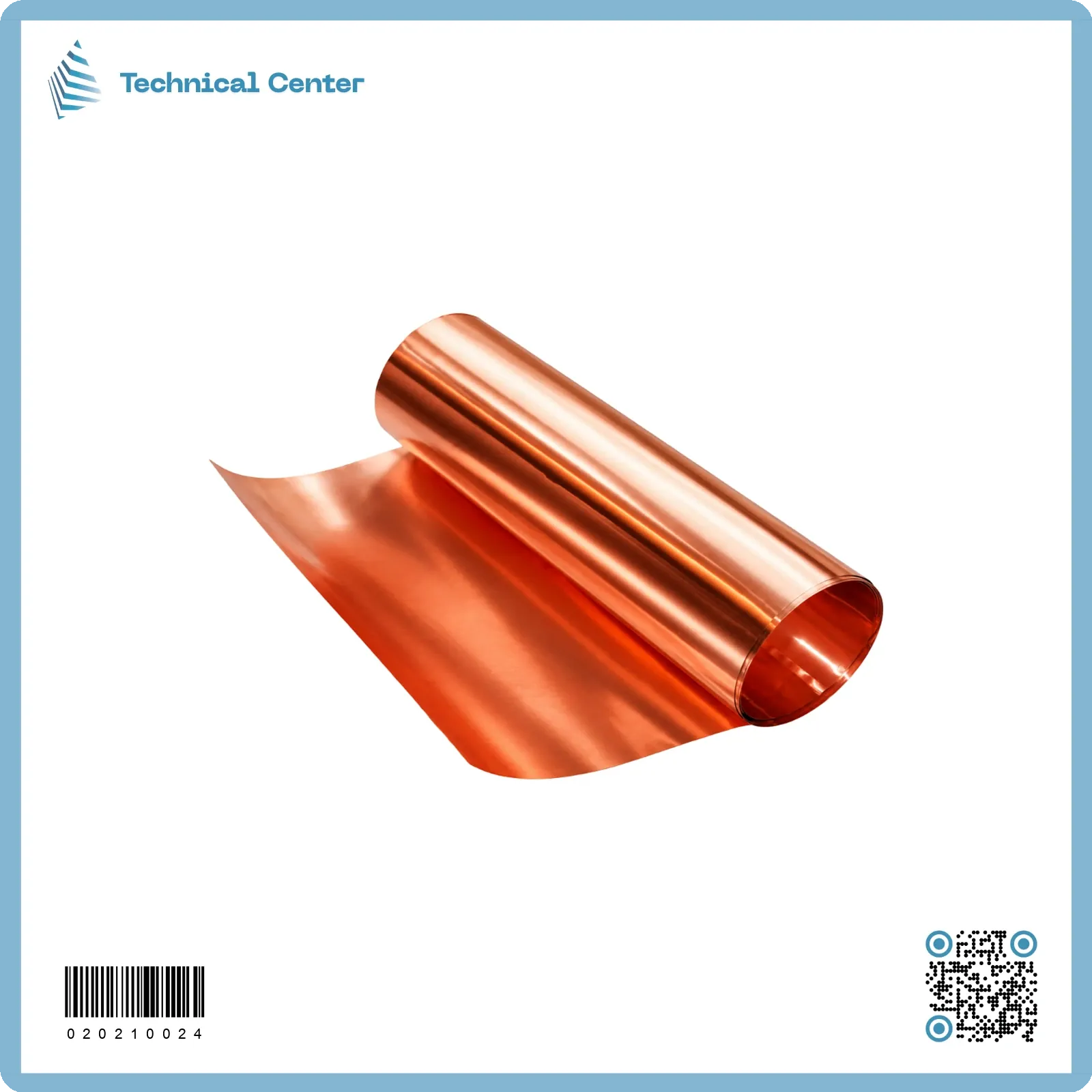 رولة نحاس (0.08mm سمك) (0.20X1.0)m
